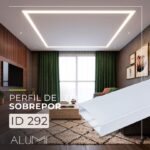 Perfil Led Alumínio Sobrepor 100mm x 35mm - ID292