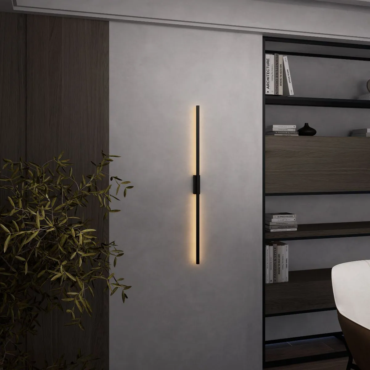 Arandela de Parede Linear Fit Led 60cm - 3000k - AD101 - Imagem 3