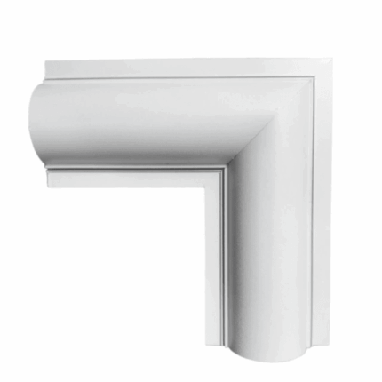 Emenda Canto Teto-Teto para Perfil de Embutir Ref 171 - Alumi