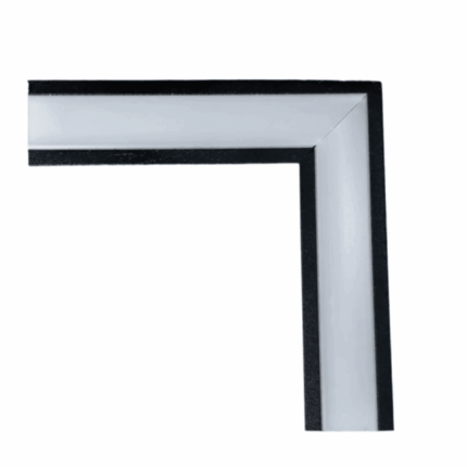 Emenda Canto Teto-Teto para Perfil de Embutir Ref 204 - Alumi