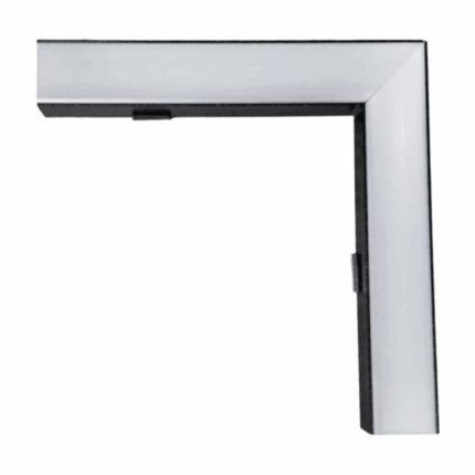 Emenda Canto Teto-Teto para Perfil de Sobrepor Ref 200 - Alumi