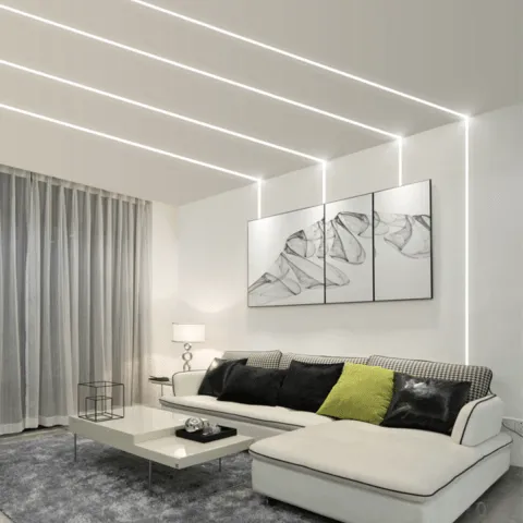 Perfil Led Alumínio Linear Embutir 25mm x 14mm - Ref: 236 - Imagem 3