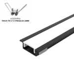 Perfil Led Alumínio Linear Embutir 25mm x 7,5mm - Ref: 202 - Imagem 3