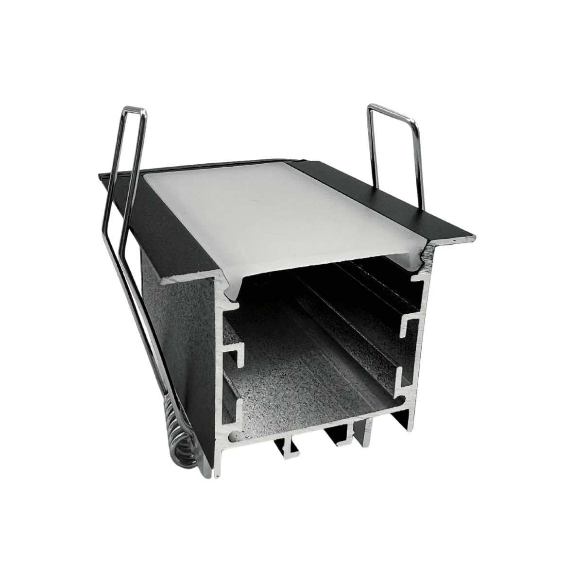 Perfil Led Alumínio Linear Embutir 50mm X 35mm REF:232 - Imagem 6