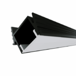 Perfil Led Alumínio Linear Embutir Assimetrico 23mm x 13mm REF334