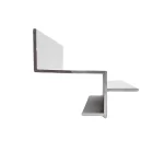 Perfil Led Alumínio Linear Embutir Tabica 47mm x 40mm REF 319 - Imagem 3