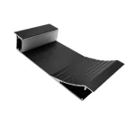 Perfil Led Alumínio Linear Rodapé De Embutir 18,8mm x 89mm - Ref - 260 - Imagem 5