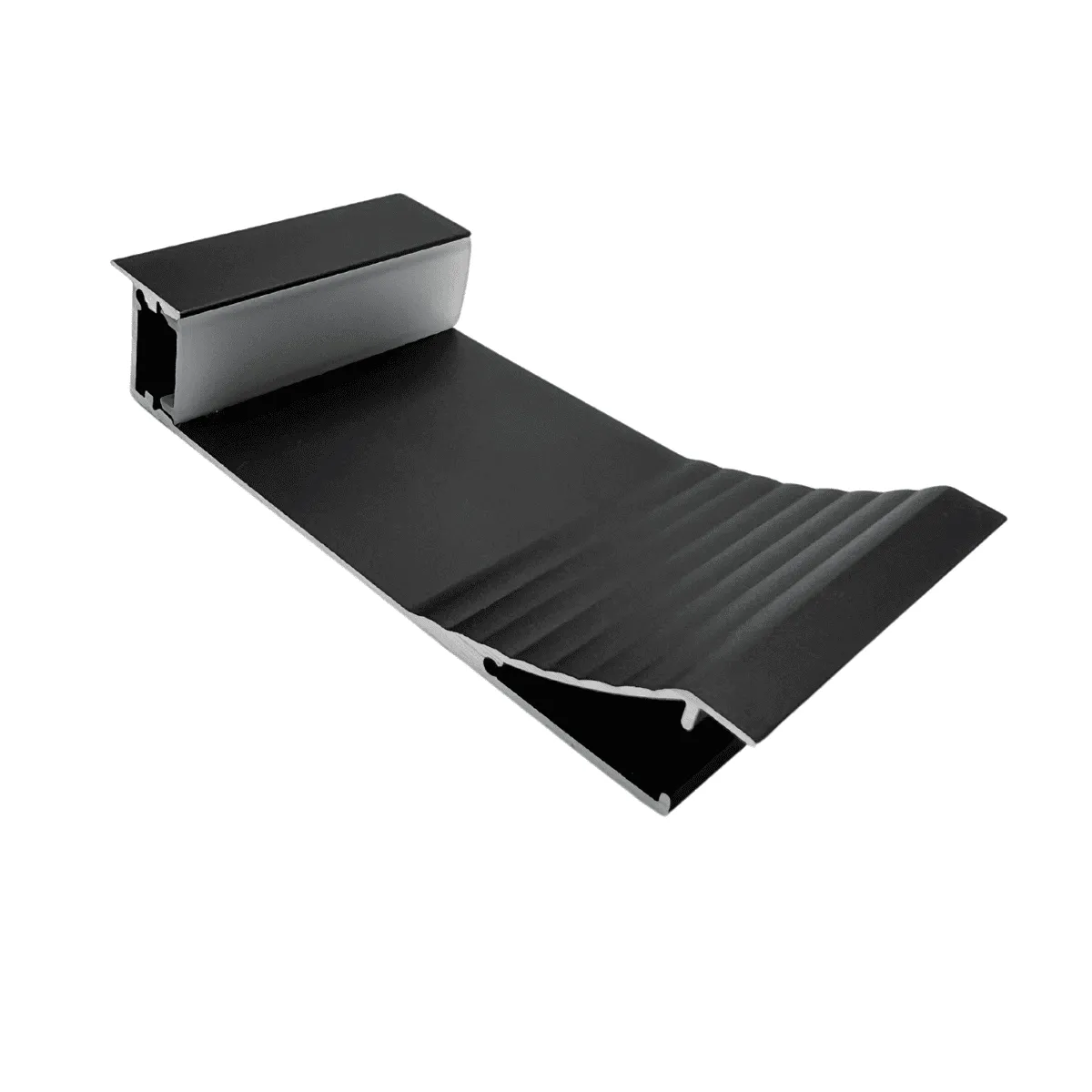 Perfil Led Alumínio Linear Rodapé De Embutir 18,8mm x 89mm - Ref - 260 - Imagem 5