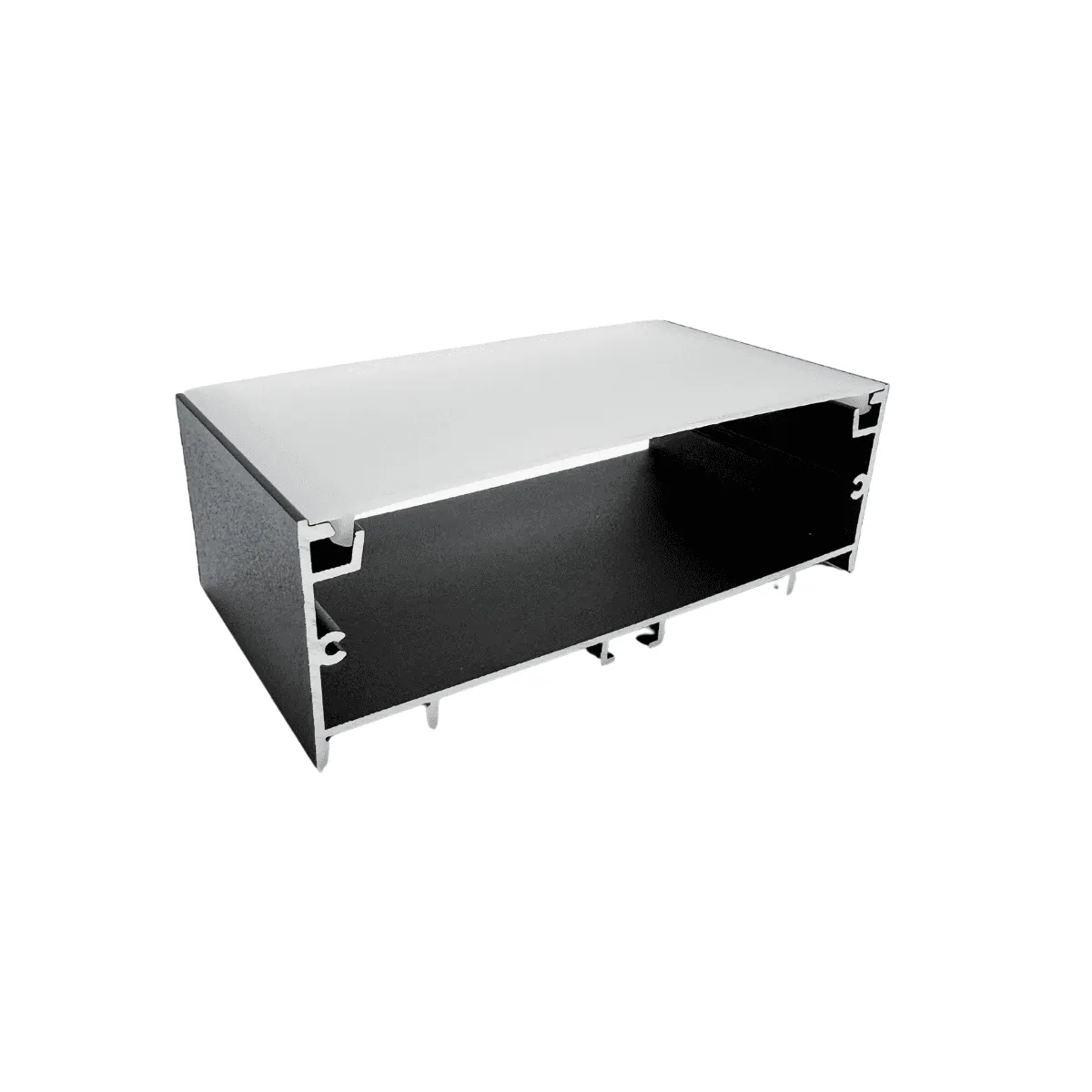 Perfil Led Alumínio Linear Sobrepor 100mm x 35mm REF292 - Imagem 4