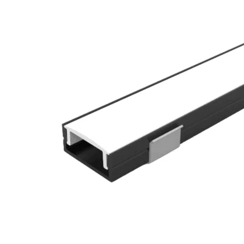 Perfil Led Alumínio Linear Sobrepor 17mm x 7,5mm - Ref: 203 - Imagem 3