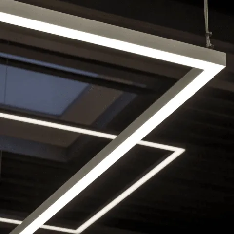 Perfil Led Alumínio Linear Sobrepor 35mm x 35mm - Ref: 230 - Imagem 6