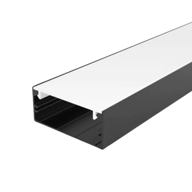 Perfil Led Alumínio Linear Sobrepor 46mm x 20mm REF276 - Imagem 4