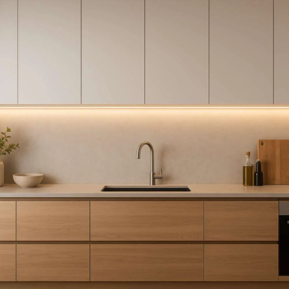 Perfil Led Alumínio Linear Sobrepor Nano 8mm x 9mm REF340 - Imagem 3