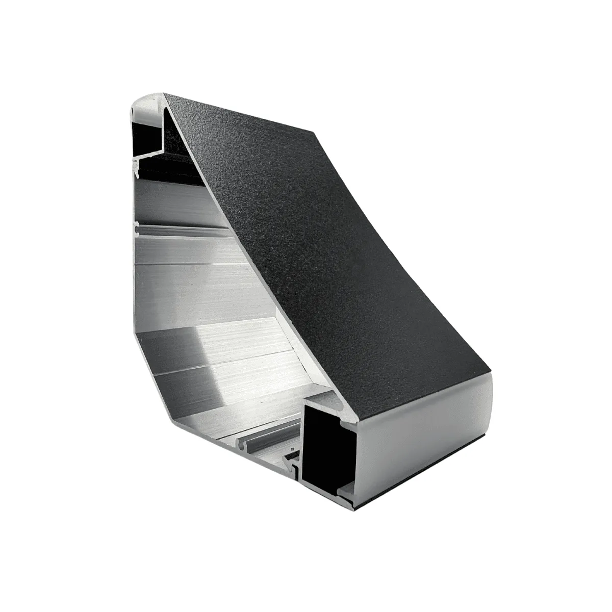 Perfil Led Alumínio Linear Sobrepor RodaTeto 80mm X 80mm REF:262 - Imagem 6