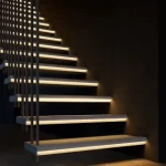 Perfil LED de Alumínio Linear para Escada e Degrau 75mm x 30mm - Imagem 2