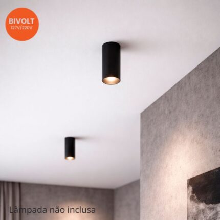 Spot Redondo Firenzzi em Alumínio