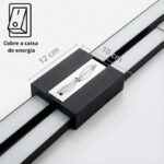 Arandela de Parede Stile Luz Indireta Dupla 1 Metro 14,5W - Imagem 4