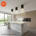 Spot Quadrado Firenzzi em Alumínio