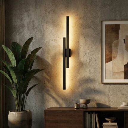 Arandela de Parede Stile Luz Indireta Dupla 1 Metro 14,5W